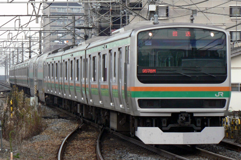 【JR東】E231系U507編成TK入場