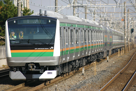 【JR東】E233系E01＋E51編成試運転