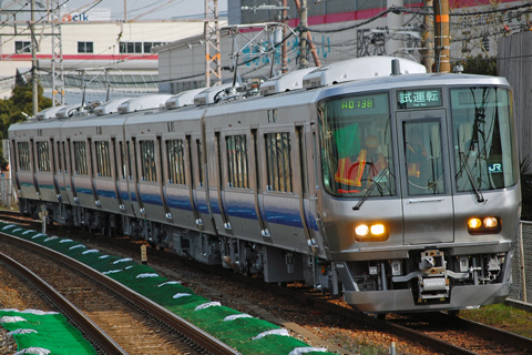 【JR西】223系2500番台構内試運転