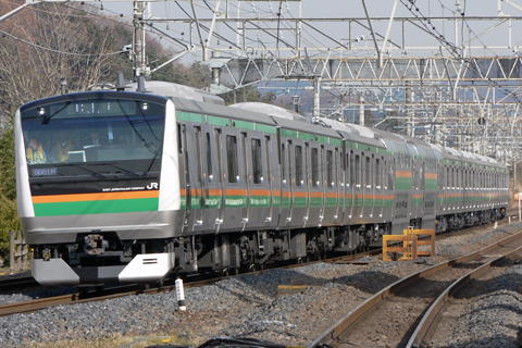 【JR東】E233系E01編成試運転