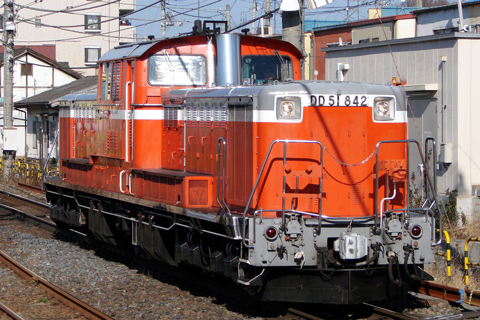 【JR東】DD51 842単機回送