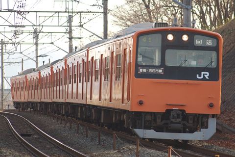 【JR東】201系青61編成廃車回送