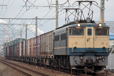 【JR貨】EF65 1001牽引みかん臨貨