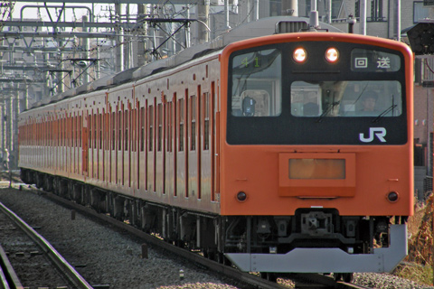 【JR東】201系H6編成廃車回送