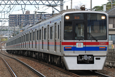 【京成】3700形3868編成返却回送