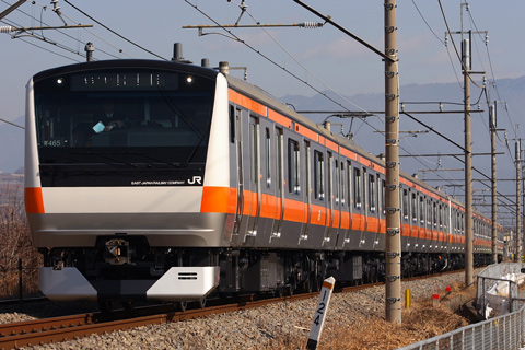 【JR東】E233系青465＋665編成試運転