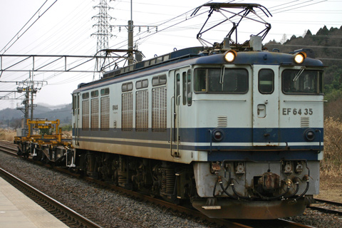 【JR海】EF64 35牽引醒ヶ井工臨(返空）