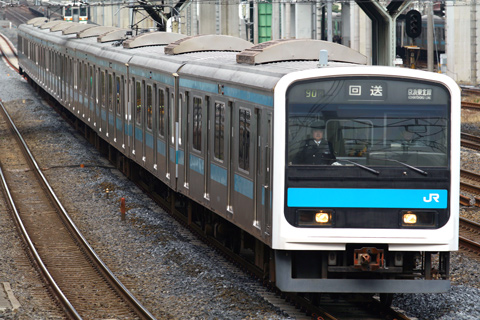 【JR東】209系ウラ91編成TK入場