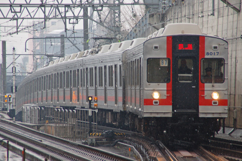 【東急】8000系8017F長津田へ回送