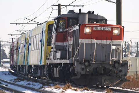 【平筑】気動車5両甲種輸送