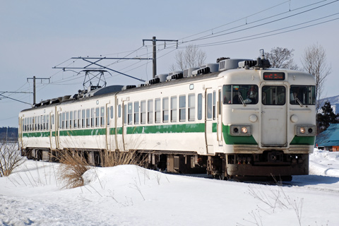 【JR東】455系磐西線で代走運転
