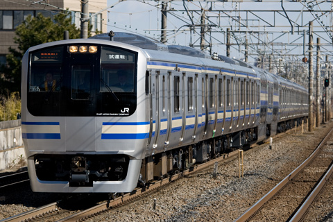 【JR東】E217系Y-2編成貨物線試運転