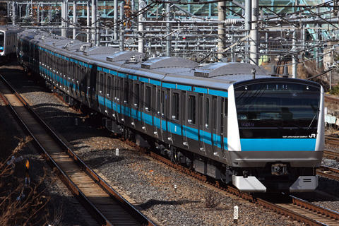 【JR東】E233系ウラ108編成試運転