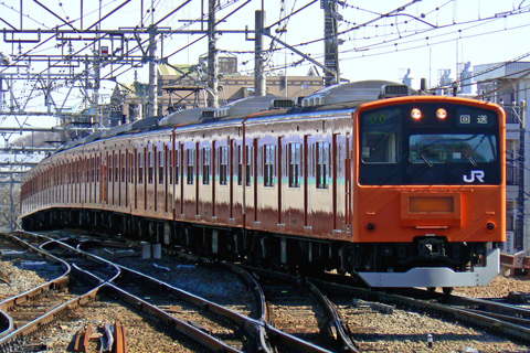 【JR東】201系H3編成廃車回送
