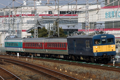 【JR西】381系吹田出場試運転