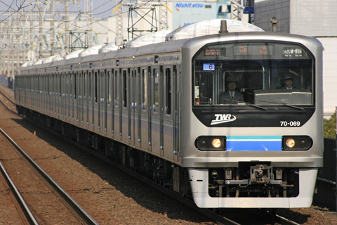 【東臨】70-000系東臨6編成TK出場