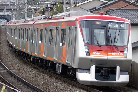 【東急】6000系6106F試運転