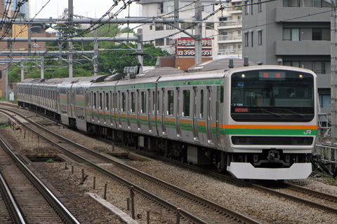 【JR東】E231系U584編成TK入場