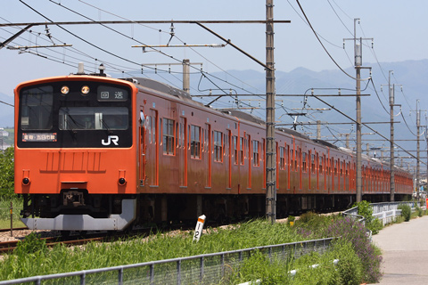 【JR東】201系青1+63編成廃車回送