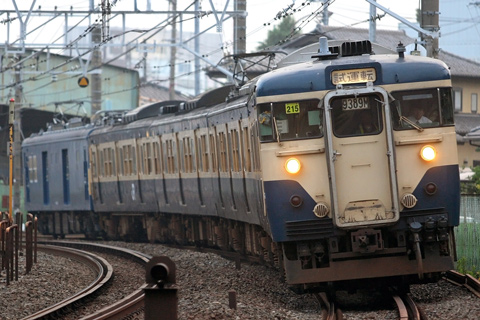 【JR東】マリ215編成+クモヤ試運転