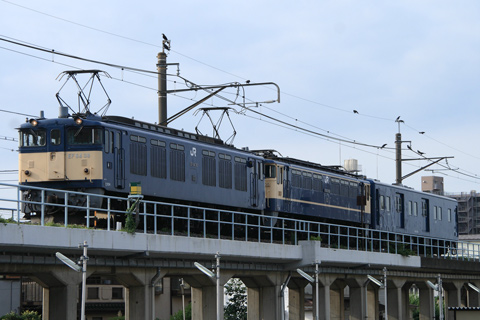 【JR東】EF65-1100+マニ50ｰ2191配給