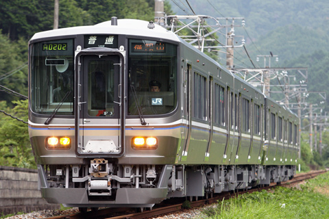 【JR西】223系5500番台フチ線試運転