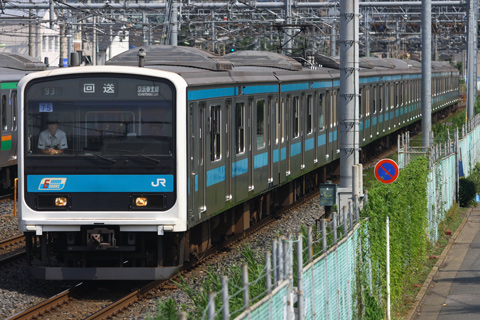 【JR東】209系ウラ75編成疎開回送