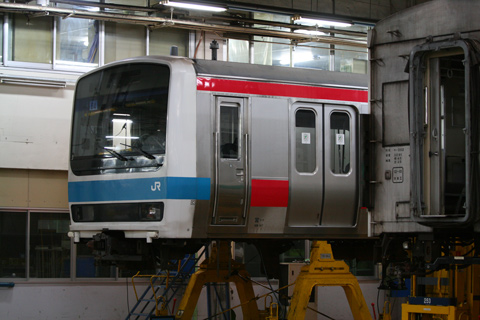 【JR東】209系ウラ84編成京葉線色へ