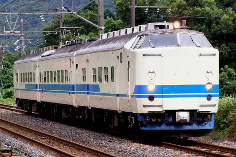 【JR西】419系D11編成試運転