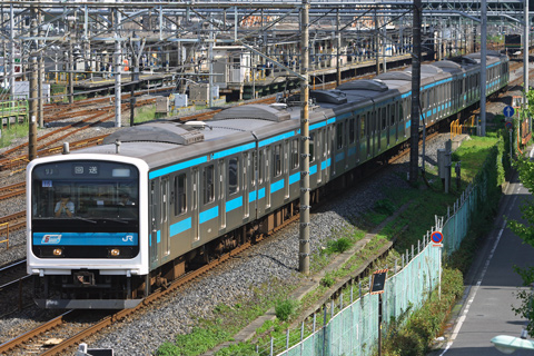 【JR東】209系ウラ15編成疎開回送