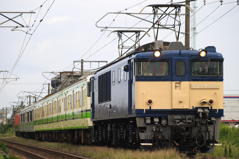【JR東】115系+E127系+クモヤ混結配給