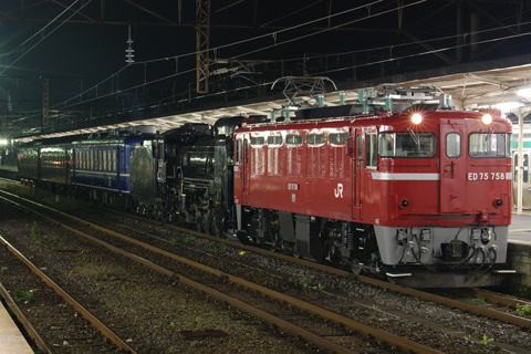【JR東】D51-498＋旧客など返却回送