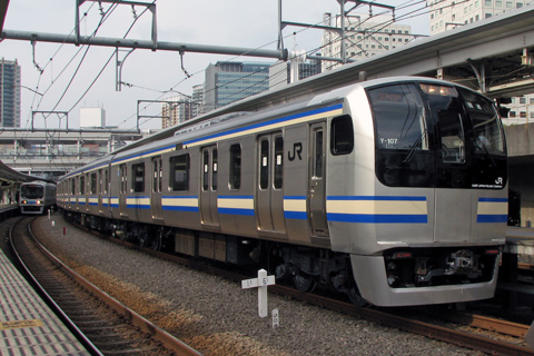 【JR東】E217系Y-107編成TK更新出場