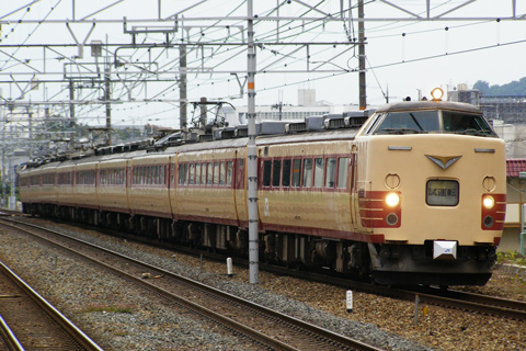 【JR西】485系A09編成試運転