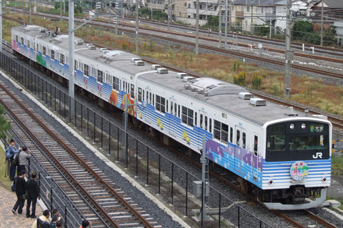 【JR東】四季彩鉄道博物館脇で試運転