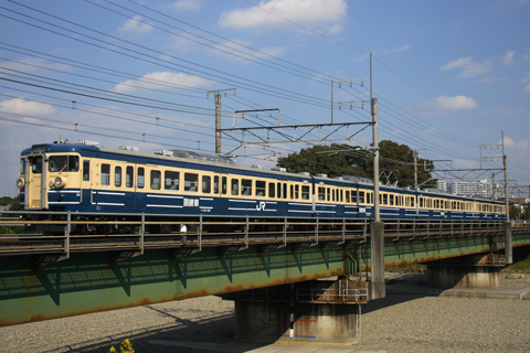 【JR東】115系訓練車甲府へ回送