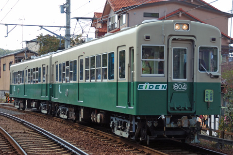 【叡電】デオ600形さよなら運転