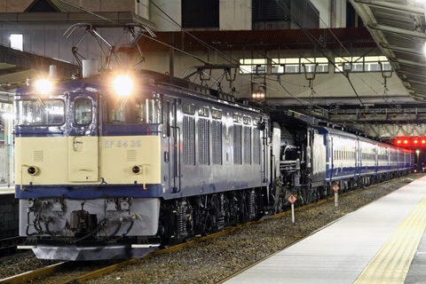 【JR東】D51-498＋12系など長野へ