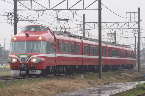 【名鉄】7000系白帯車「津島」号運転