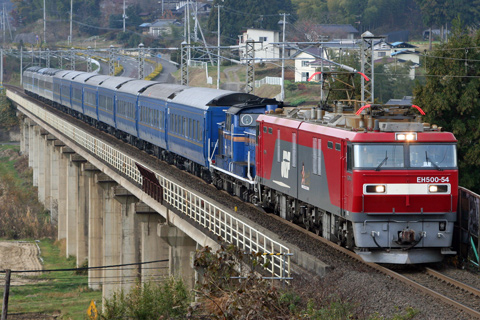 【JR北】24系＋DD51＋キハ183甲種