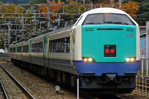 【JR東】485系R27編成団臨で京都へ