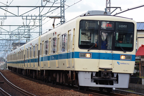 【小田急】8000形8261F出場試運転