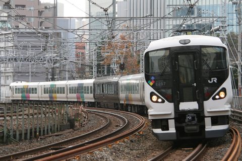【JR東】E257＋E655-1組込試運転
