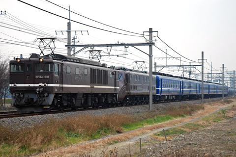 【JR東】EF64+EF55＋12系回送