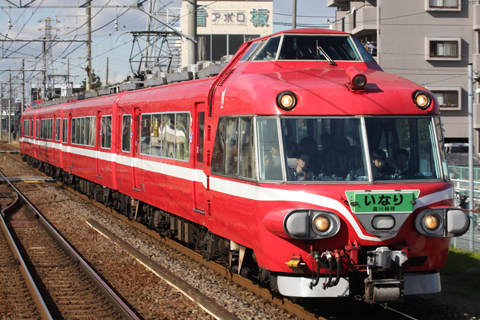【名鉄】7000系白帯車「いなり」号運転