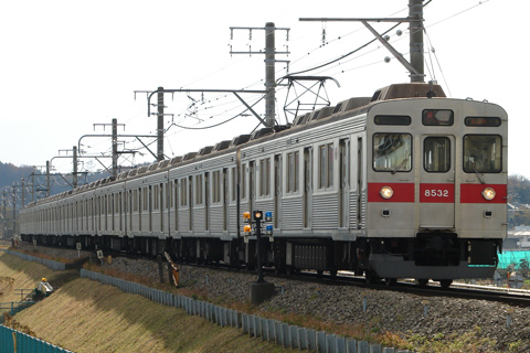 【東急】8500系8632F長津田工場入場