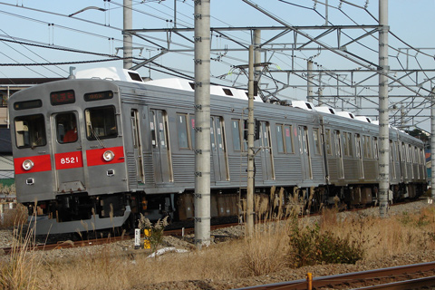 【東急】8500系8621F、出場・試運転