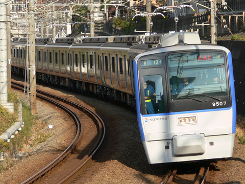 【相鉄】9000系9707F出場試運転