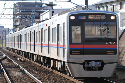 【京成】3000形3017編成運用復帰