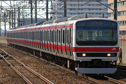 【JR東】209系ケヨ34編成運用開始